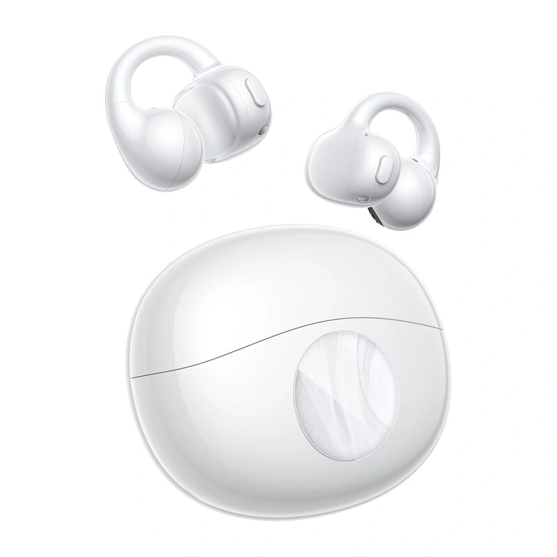 QCY Crossky C50i ασύρματα ακουστικά ανοιχτού τύπου, Bluetooth 6.0, λευκά