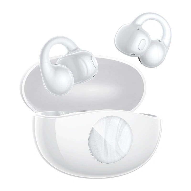 QCY Crossky C50i ασύρματα ακουστικά ανοιχτού τύπου, Bluetooth 6.0, λευκά