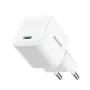 Joyroom TCG08 (JR-TCG08) Φορτιστής ταξιδιού GaN, USB-C, 20W, PD 3.0, QC 3.0, λευκός