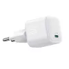 Joyroom TCG08 (JR-TCG08) Φορτιστής ταξιδιού GaN, USB-C, 20W, PD 3.0, QC 3.0, λευκός