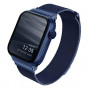 UNIQ Dante ανοξείδωτο λουράκι για Apple Watch 4/5/6/7/SE 40/41 mm, θαλασσί μπλε