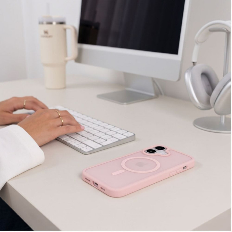 Θήκη Tech-Protect BasicMag MagSafe για Apple iPhone 17, ματ ροζ