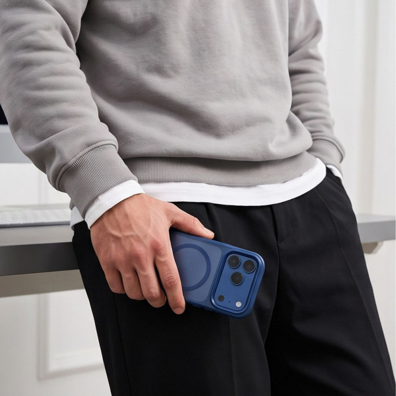 Θήκη Tech-Protect Magmat MagSafe CC για Apple iPhone 17 Pro Max / 18 Pro Max, Matte Deep Blue