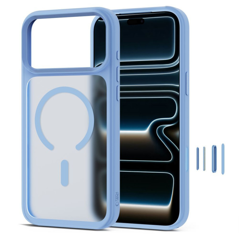 Θήκη Tech-Protect Magmat MagSafe CC για Apple iPhone 17 Pro / 18 Pro, ματ ανοιχτό μπλε