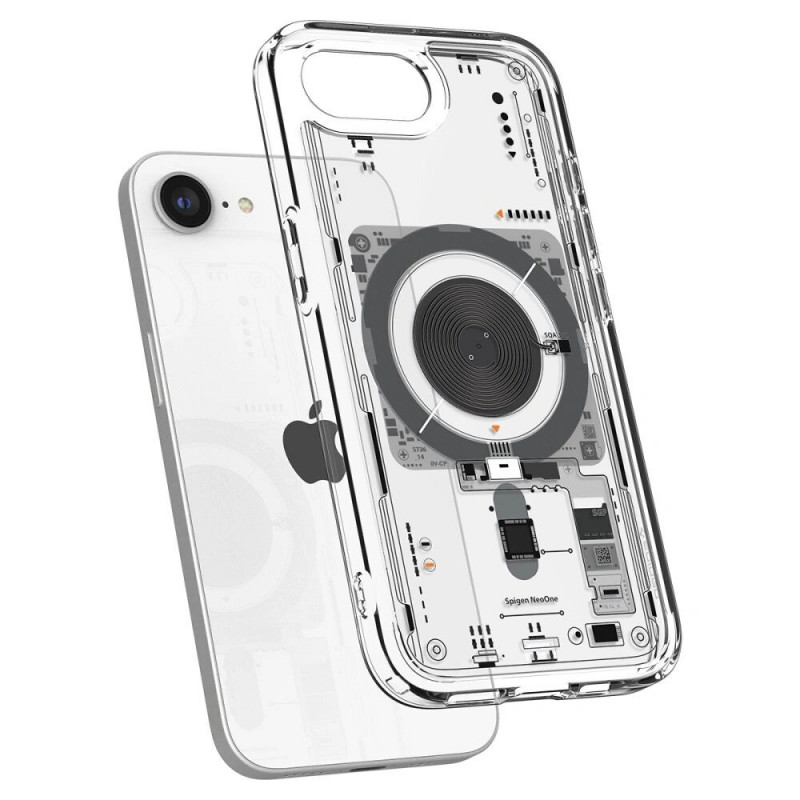 Θήκη Spigen Ultra Hybrid Mag MagSafe για Apple iPhone 17e / 16e, Neo One, Διάφανη