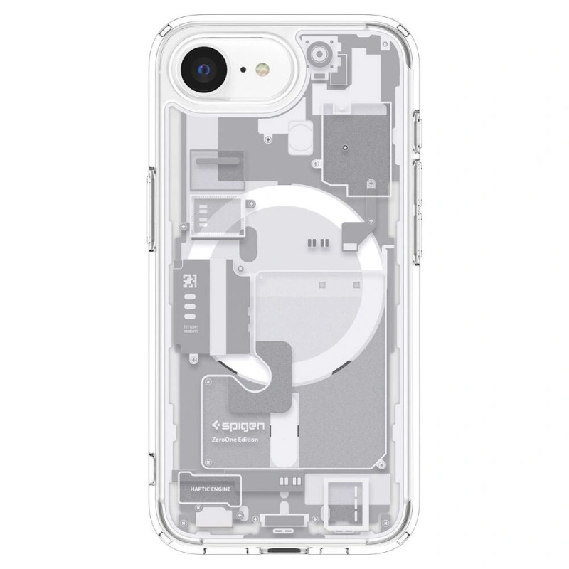 Θήκη Spigen Ultra Hybrid Mag MagSafe για Apple iPhone 17e / 16e, Zero One, Λευκή