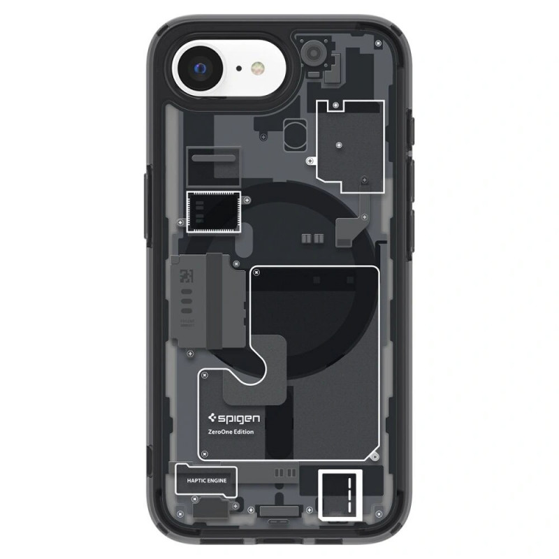 Θήκη Spigen Ultra Hybrid Mag MagSafe για Apple iPhone 17e / 16e, Zero One Black