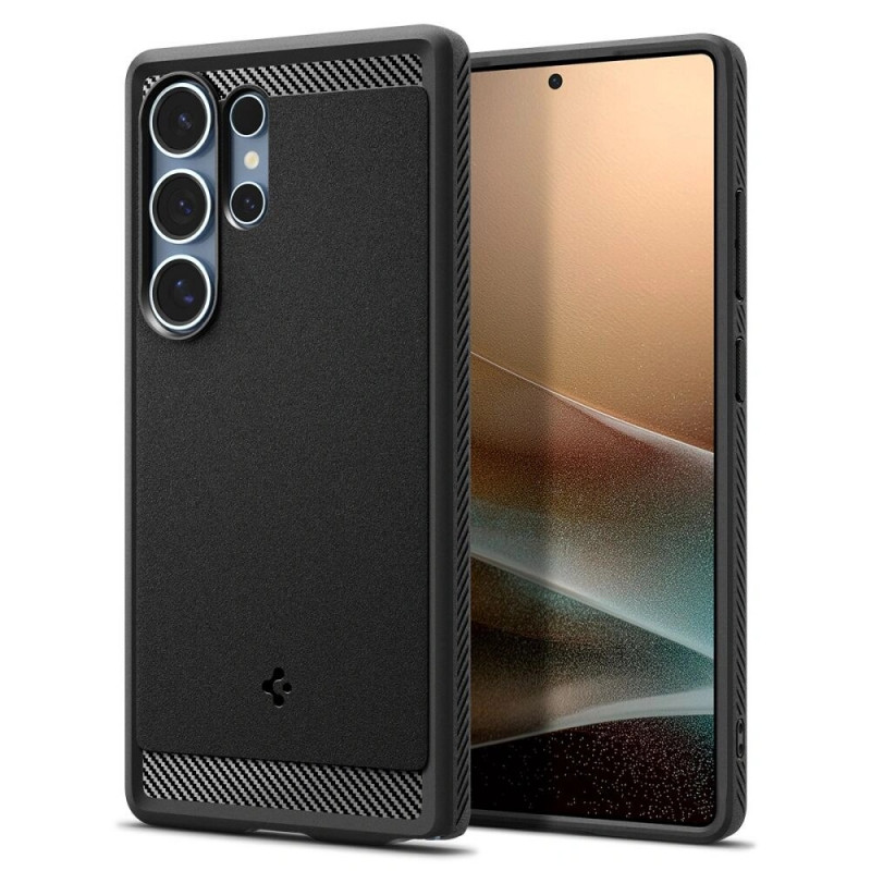 Θήκη Spigen Rugged Armor Mag MagSafe για Samsung Galaxy S25 Ultra, Μαύρο ματ