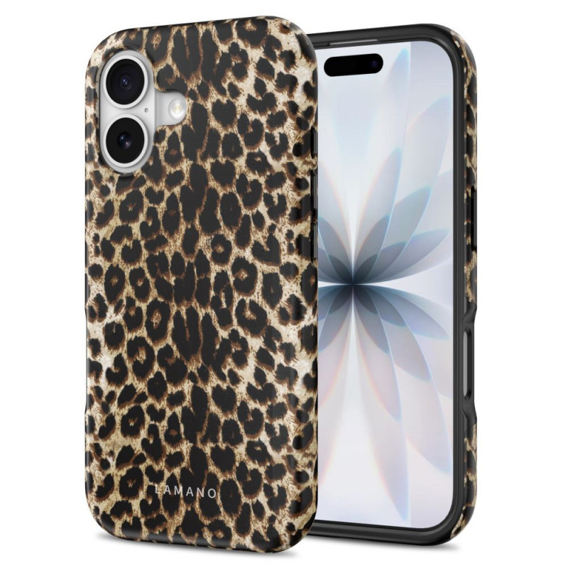 Θήκη Tech-Protect Lamano MagSafe για Apple iPhone 17, Exotic Touch, καφέ και μπεζ