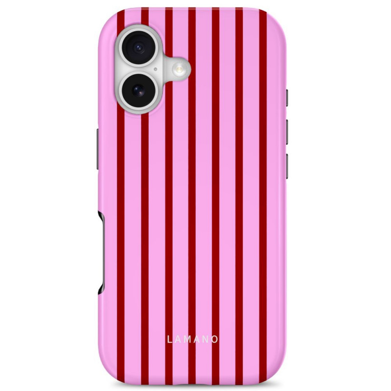 Θήκη Tech-Protect Lamano MagSafe για Apple iPhone 17, Candy Crush, κόκκινη και ροζ
