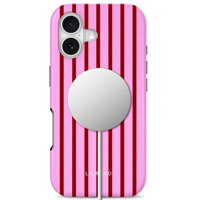 Θήκη Tech-Protect Lamano MagSafe για Apple iPhone 17, Candy Crush, κόκκινη και ροζ