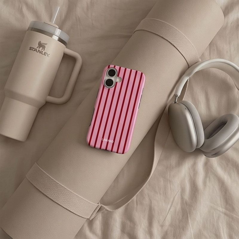 Θήκη Tech-Protect Lamano MagSafe για Apple iPhone 17, Candy Crush, κόκκινη και ροζ
