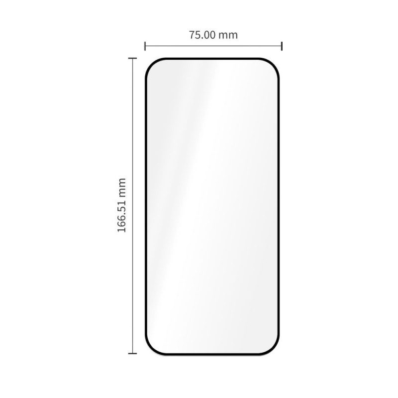 Tech-Protect Glass Fit+ Ενισχυμένο Γυαλί για Xiaomi Redmi 17 4G / 5G, Μαύρο (2 τεμ.) (THP5701)