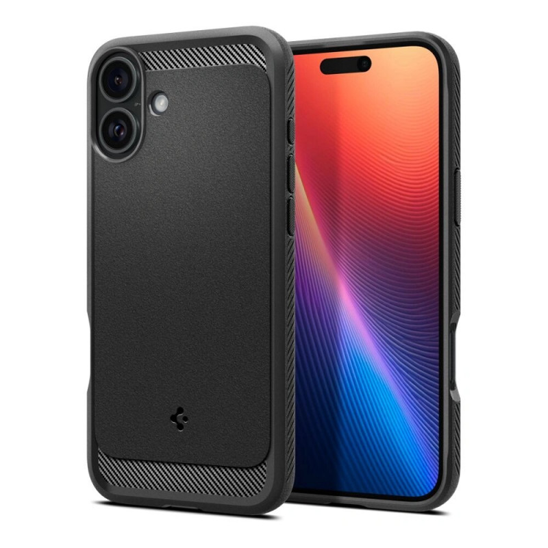 Θήκη Spigen Rugged Armor Mag MagSafe για Apple iPhone 16, Μαύρο ματ