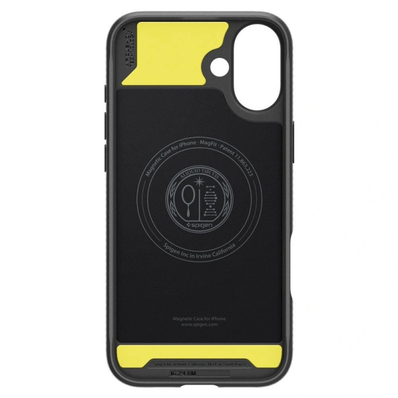 Θήκη Spigen Rugged Armor Mag MagSafe για Apple iPhone 16, Μαύρο ματ