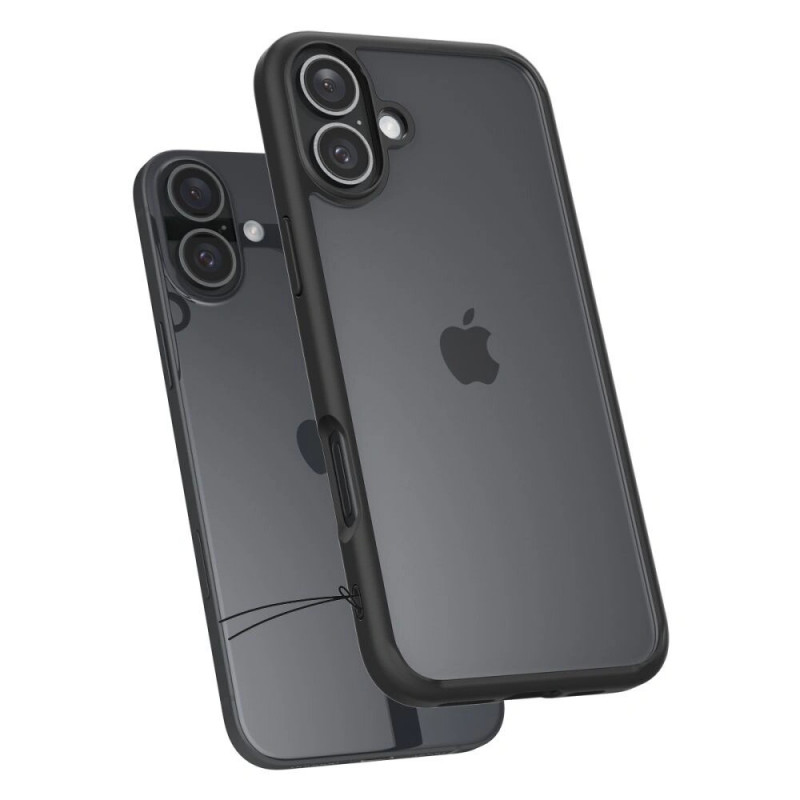 Θήκη Spigen Ultra Hybrid για Apple iPhone 16, μαύρη ματ