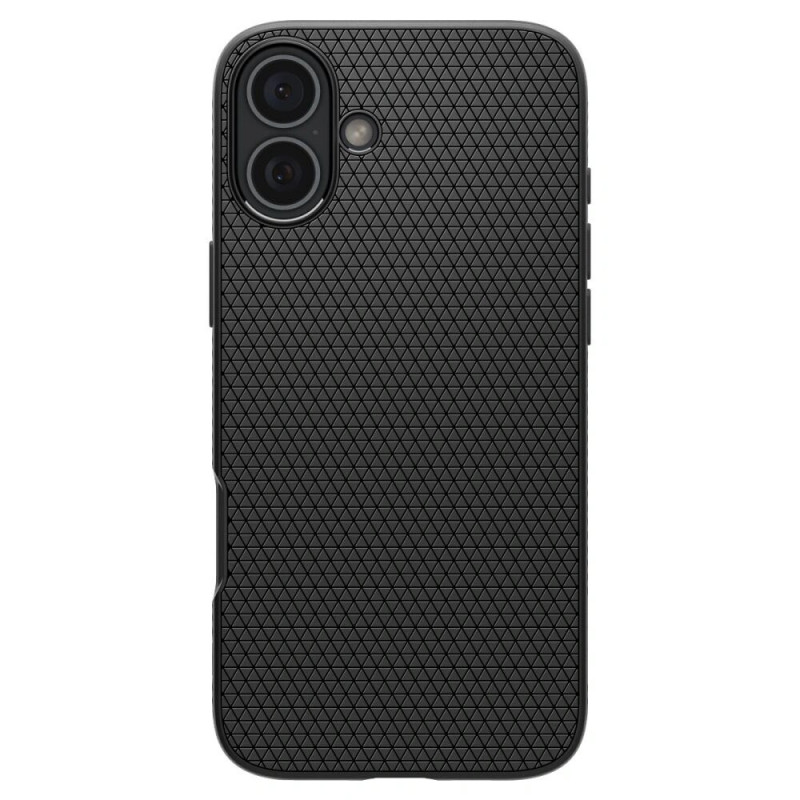 Θήκη Spigen Liquid Air για Apple iPhone 16, μαύρο ματ