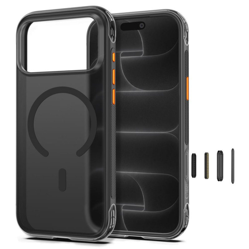 Θήκη Tech-Protect MagAir MagSafe CC για Apple iPhone 17 Pro Max / 18 Pro Max, μαύρη ματ