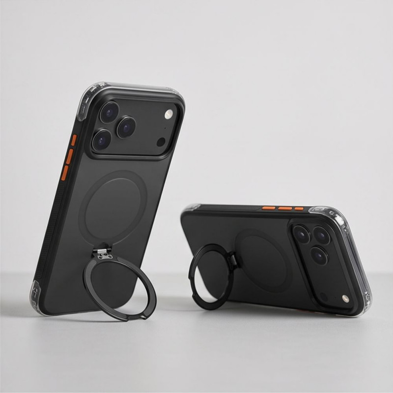 Θήκη Tech-Protect MagAir Stand MagSafe CC για Apple iPhone 17 Pro Max / 18 Pro Max, μαύρη ματ