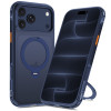 Θήκη Tech-Protect MagAir Stand MagSafe CC για Apple iPhone 17 Pro / 18 Pro, Matte Deep Blue