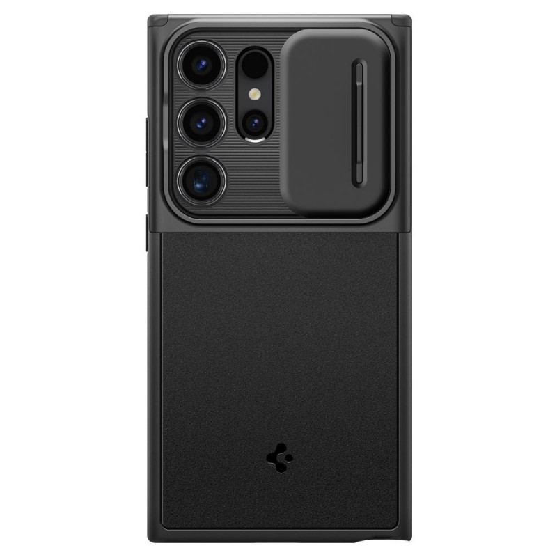 Θήκη Spigen Optik Armor για Samsung Galaxy S24 Ultra, μαύρη