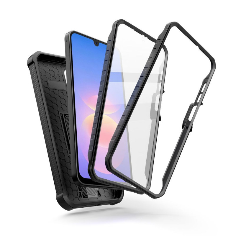 Tech-Protect Kevlar Cam+ 2-Set ανθεκτική θήκη για Samsung Galaxy A17 / A18 4G / 5G, μαύρη