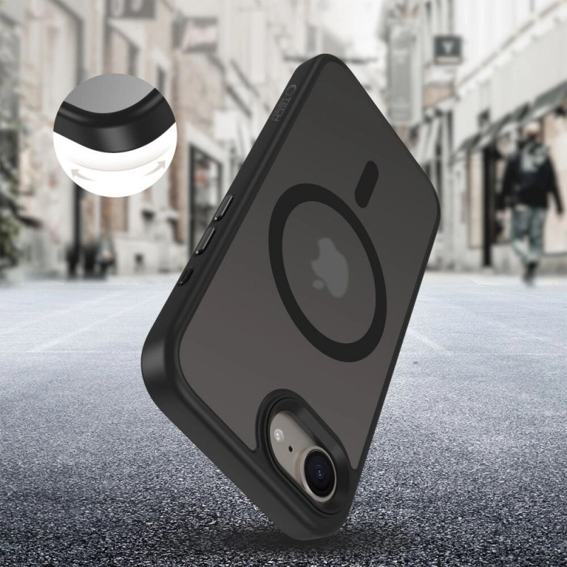 Θήκη Tech-Protect Magmat MagSafe για Apple iPhone 17e / 16e, μαύρη ματ