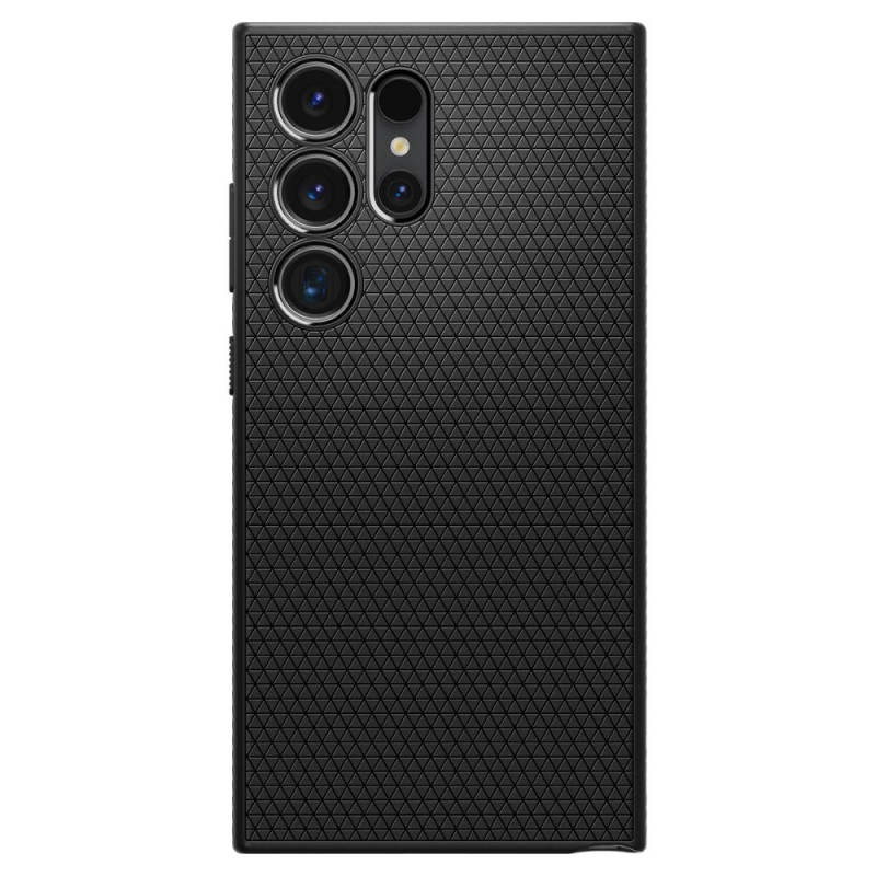 Θήκη Spigen Liquid Air για Samsung Galaxy S24 Ultra, μαύρο ματ
