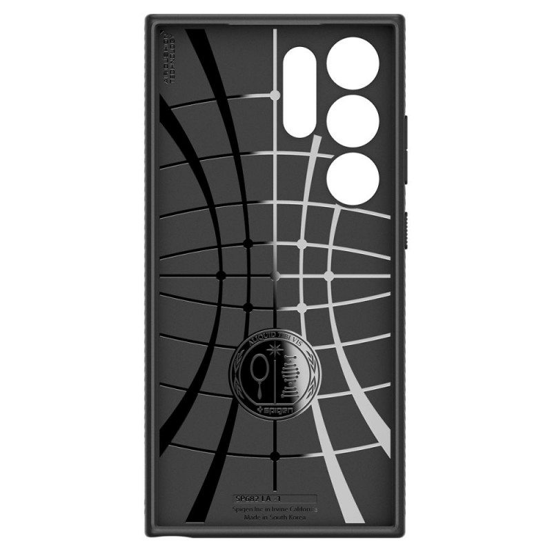 Θήκη Spigen Liquid Air για Samsung Galaxy S24 Ultra, μαύρο ματ