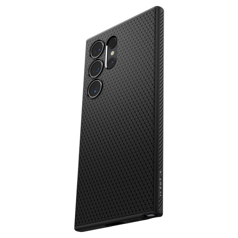 Θήκη Spigen Liquid Air για Samsung Galaxy S24 Ultra, μαύρο ματ
