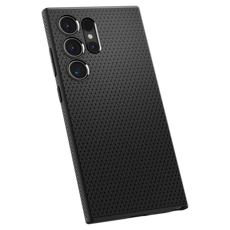 Θήκη Spigen Liquid Air για Samsung Galaxy S24 Ultra, μαύρο ματ