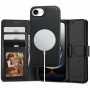 Θήκη πορτοφόλι Tech-Protect Wallet MagSafe για Apple iPhone 17e / 16e, μαύρο ματ