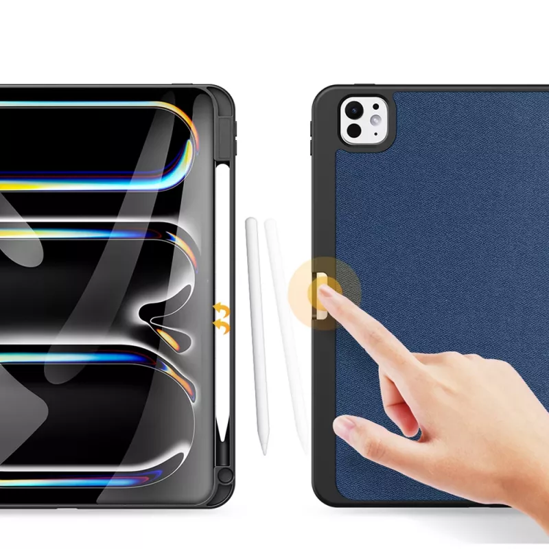 Θήκη Dux Ducis Domo με κάλυμμα και Smart Sleep για Xiaomi Pad 6 / 6 Pro, μπλε