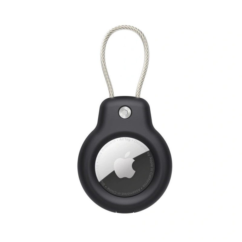 Θήκη Tech-Protect Rough Vein για Apple AirTag, μαύρη (2 τεμ.)