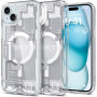 Θήκη Spigen Ultra Hybrid Mag με MagSafe για Apple iPhone 15 Plus / 14 Plus, Zero One, Λευκή