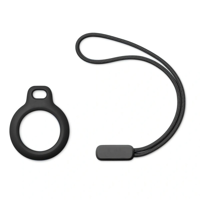 Θήκη μπρελόκ Tech-Protect Rough Chain για Apple AirTag, μαύρη (2 τεμ.)
