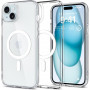 Θήκη Spigen Ultra Hybrid Mag με MagSafe για Apple iPhone 15, Λευκό