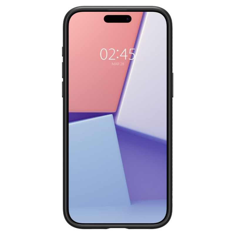 Θήκη Spigen Liquid Air για Apple iPhone 15 Pro, μαύρο ματ