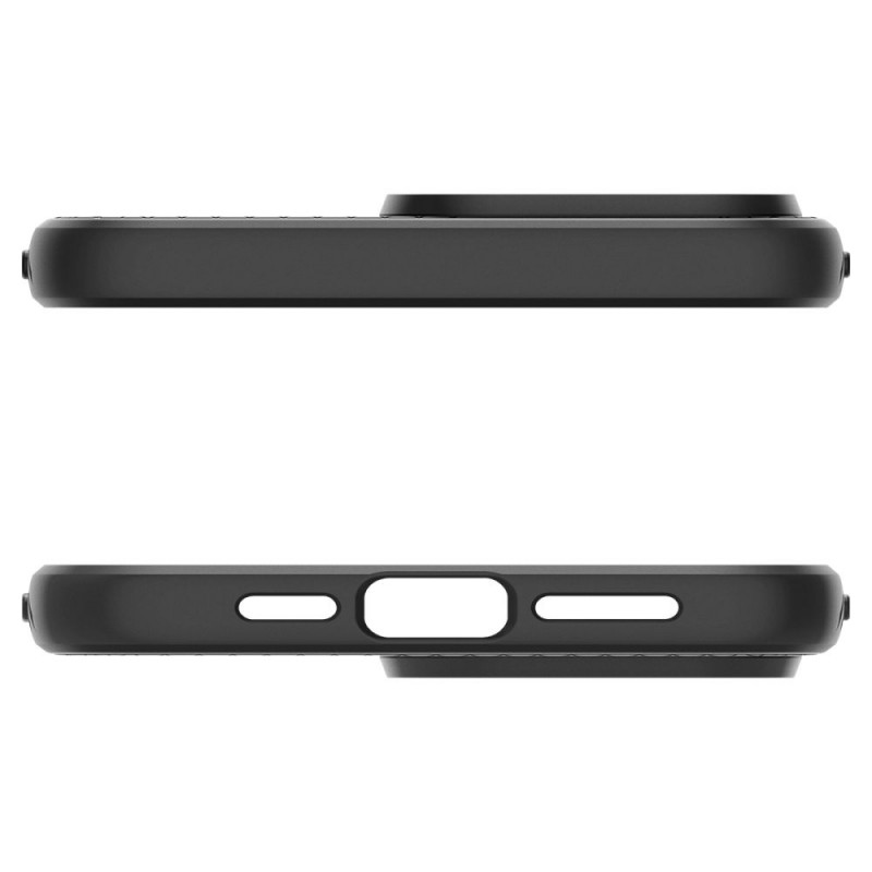 Θήκη Spigen Liquid Air για Apple iPhone 15 Pro, μαύρο ματ
