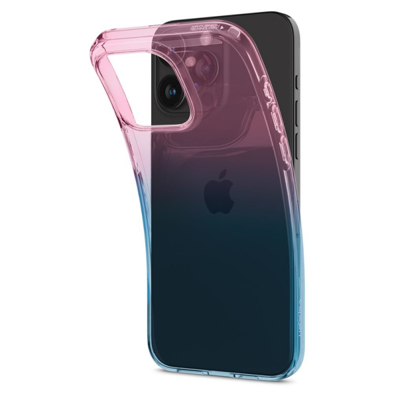 Θήκη Spigen Liquid Crystal για Apple iPhone 15 Pro, ροζ με διαβάθμιση