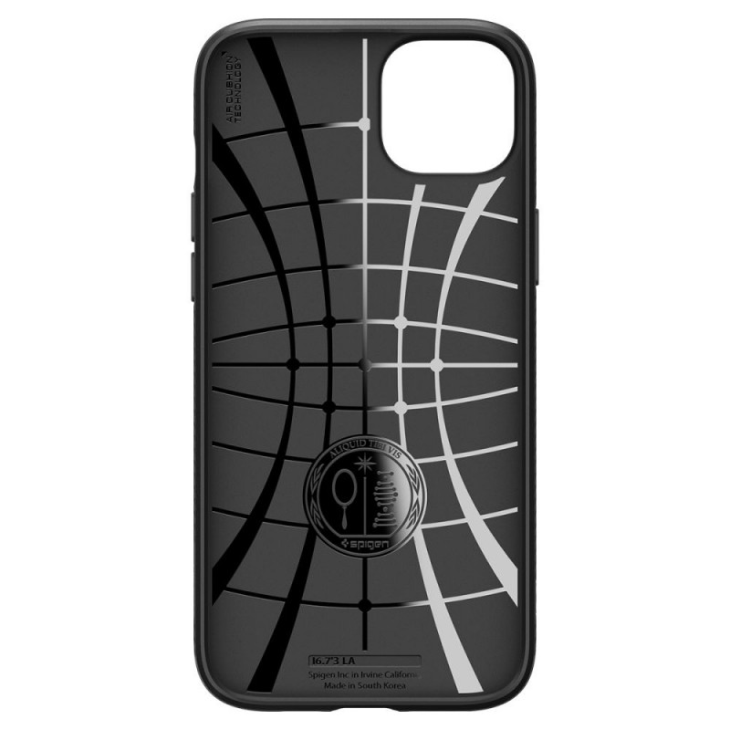 Θήκη Spigen Liquid Air για Apple iPhone 15 Plus / 14 Plus, μαύρο ματ