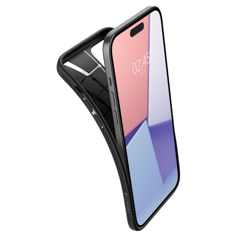 Θήκη Spigen Liquid Air για Apple iPhone 15 Plus / 14 Plus, μαύρο ματ