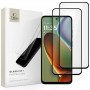 Tech-Protect Glass Fit+ Ενισχυμένο Γυαλί για Motorola Moto G15 / G15 Power / G05 / E15, Μαύρο (2 τεμ.)