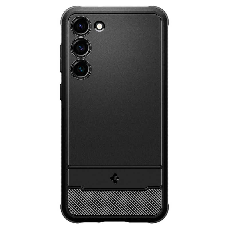 Θήκη Spigen Rugged Armor για Samsung Galaxy S23, μαύρη ματ