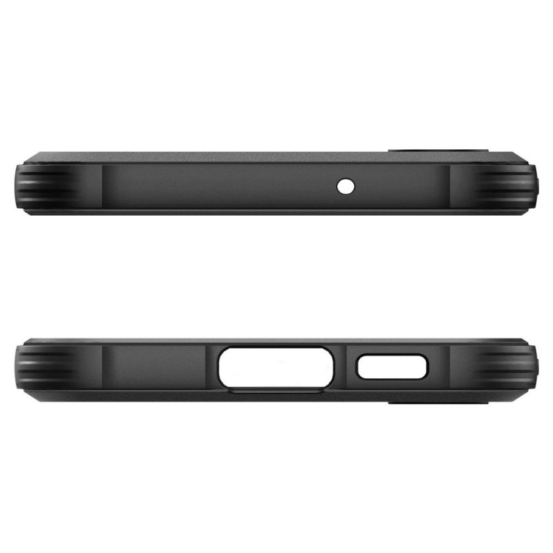 Θήκη Spigen Rugged Armor για Samsung Galaxy S23, μαύρη ματ