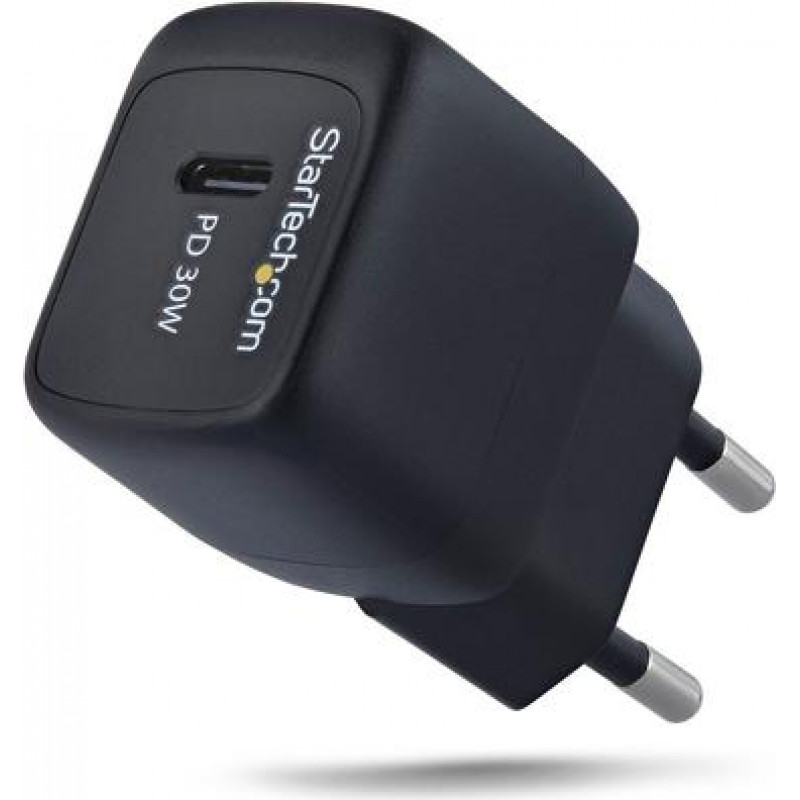 StarTech.com Φορτιστής τοίχου GaN USB-C 30 W με Power Delivery, PD/PPS (103EB-WALL-CHARGER)