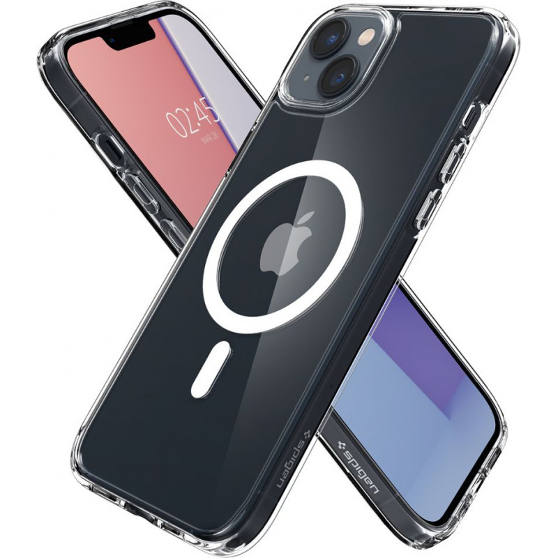 Θήκη MagSafe Spigen Ultra Hybrid Mag (ACS05048) για Apple iPhone 14, Λευκή