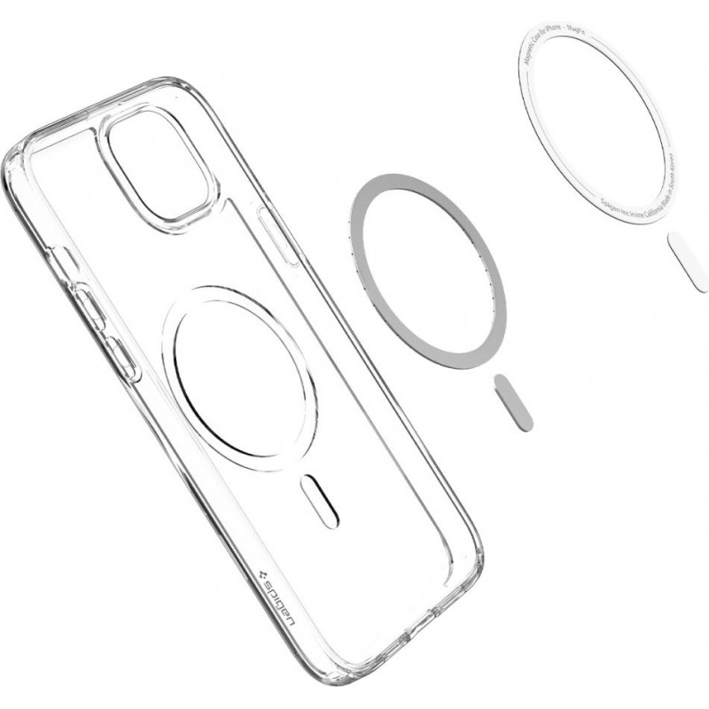 Θήκη MagSafe Spigen Ultra Hybrid Mag (ACS05048) για Apple iPhone 14, Λευκή