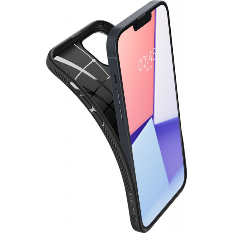 Θήκη Spigen Liquid Air (ACS05037) για Apple iPhone 14, μαύρο ματ