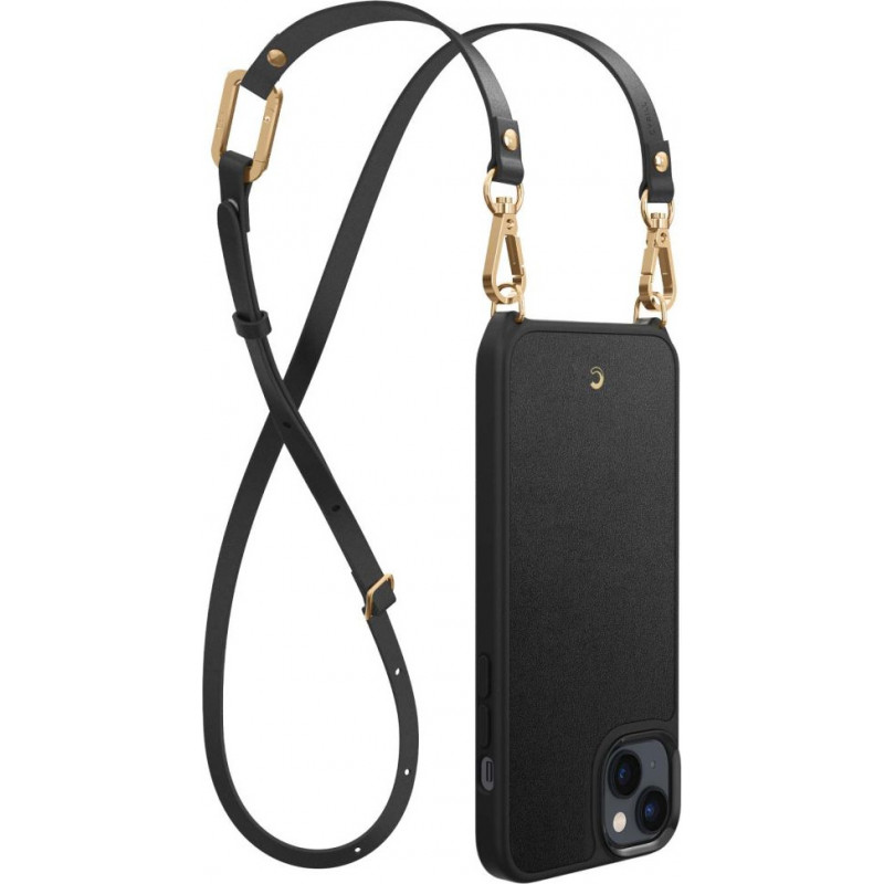 Spigen Cyrill Classic Charm Mag (ACS04948) Θήκη MagSafe με Λουρί για Apple iPhone 14 Plus / 15 Plus, Μαύρη
